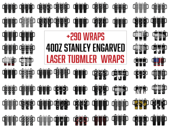 40oz Tumbler Wrap Svg Png Bundle