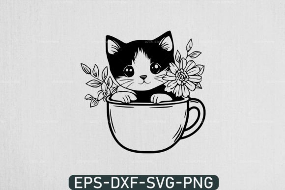 Cute Kitten Svg