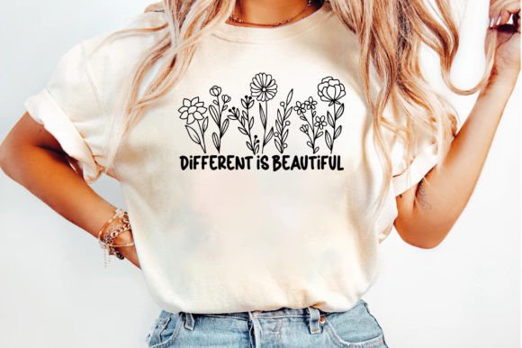Different is Beautiful Svg