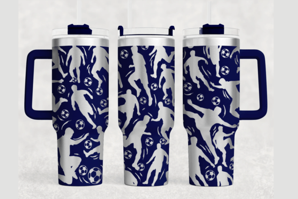 Football Tumbler Wrap SVG