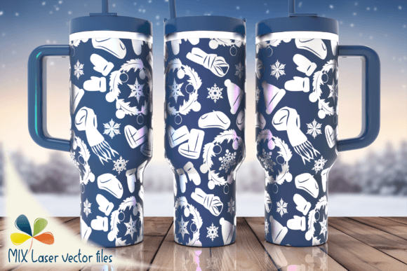 Laser Engraving for 40oz Tumbler SVG