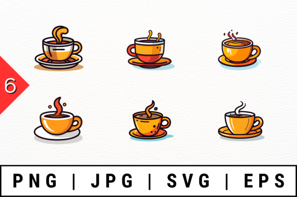 Minimalist Coffee Cup SVG Vector
